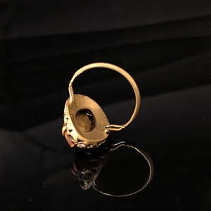 Чешское кольцо «Цитрин», 1970-1980-е гг. 001633 - фото 18272