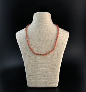 Чокер из антикварного природного рубленого коралла 001884 - фото 18322