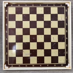 Шашки «Горки Ленинские», дорожный набор на магнитах, СССР, 1980-е гг. 001456
