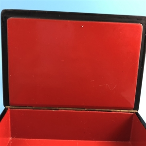 Шкатулка «Зубры», Федоскино, папье-маше, СССР, 1960-е гг. 001823 - фото 19464