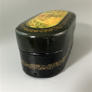 Шкатулка «Морозко», Мстера, папье-маше, СССР, 1980-е гг. 001200 - фото 19483