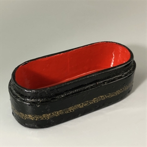 Шкатулка «Морозко», Мстера, папье-маше, СССР, 1980-е гг. 001200 - фото 19487