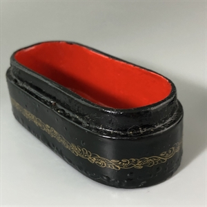 Шкатулка «Морозко», Мстера, папье-маше, СССР, 1980-е гг. 001200 - фото 19488