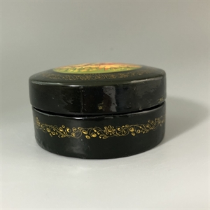 Шкатулка «Сказка», Мстера, папье-маше, СССР, 1980-е гг. 001197 - фото 19582