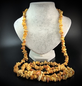 Янтарные бусы, 138 см, СССР, 1980-е гг. 001603 - фото 19776