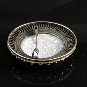 Брошь «Финифть», СССР, 1970-1980-е гг. 001828 - фото 20577