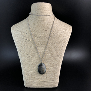 Подвеска из мохового агата «Пейзаж», Россия , 2000-е гг. 001834 - фото 20667