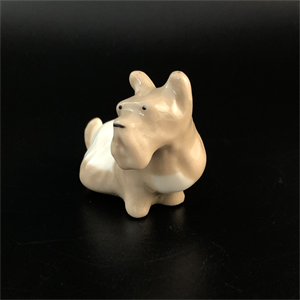 Статуэтка «Шотландский терьер», ЛФЗ, фарфор, СССР, 1970-е гг. 001863 - фото 20735