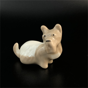 Статуэтка «Шотландский терьер», ЛФЗ, фарфор, СССР, 1970-е гг. 001863 - фото 20738