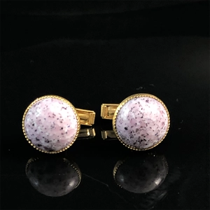 Чешские запонки с художественным стеклом, 1970-е гг. 001829