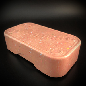 Шашки (розовые и белые), карболит, СССР, 1980-е гг. 001867 - фото 20879