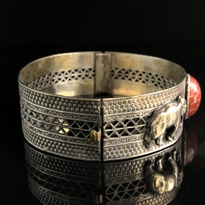 Антикварный чешский браслет, 1950-60е гг 001885 - фото 20976