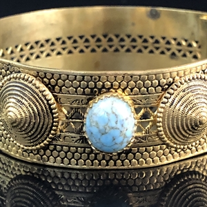 Антикварный чешский браслет, 1950-60е гг 001886 - фото 20999