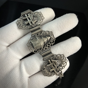 Винтажный чешский браслет, 1970е гг 001890 - фото 21060