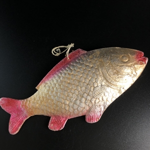 Советская ёлочная игрушка «Рыбка», объёмный картонаж, СССР, 1950-е гг. 001895 - фото 21137