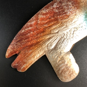 Советская ёлочная игрушка «Попугай», объёмный картонаж, СССР, 1950-е гг. 001898 - фото 21194