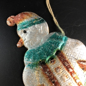 Советская ёлочная игрушка «Клоун», объёмный картонаж, СССР, 1950-е гг. 001899 - фото 21207