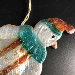 Советская ёлочная игрушка «Клоун», объёмный картонаж, СССР, 1950-е гг. 001899 - фото 21209