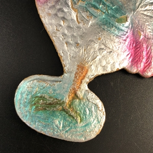 Советская ёлочная игрушка «Петушок», объёмный картонаж, СССР, 1950-е гг. 001912 - фото 21552