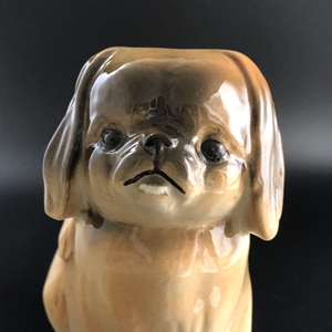 Статуэтка «Пекинес», фарфор, ЛФЗ, СССР, 1970-е гг. 001916 - фото 21631