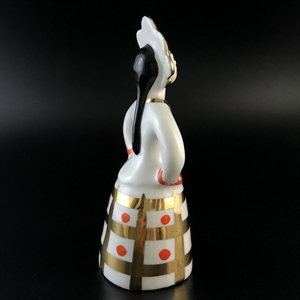 Статуэтка «Матрешка-невеста», Дулево, фарфор, СССР, 1980-е гг 001919 - фото 21670