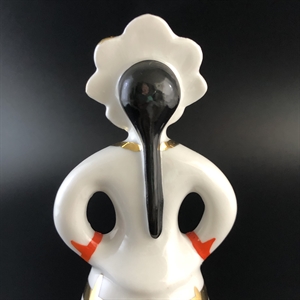 Статуэтка «Матрешка-невеста», Дулево, фарфор, СССР, 1980-е гг 001919 - фото 21673