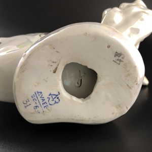 Статуэтка «Карп», Дулёво, фарфор, СССР, 1963-й г. 001922 - фото 21724