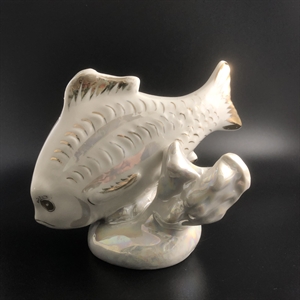 Статуэтка «Карп», Дулёво, фарфор, СССР, 1960-70 гг. 001923 - фото 21734