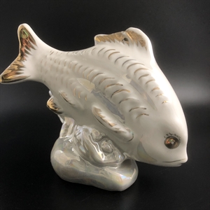 Статуэтка «Карп», Дулёво, фарфор, СССР, 1960-70 гг. 001923 - фото 21737