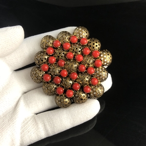 Винтажная брошь, ГДР, 1980-е гг. 001925 - фото 21749