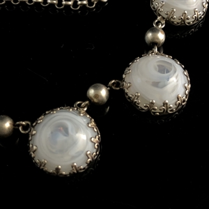 Колье со вставками из художественного стекла, Франция, 1960-е гг. 001930 - фото 21824