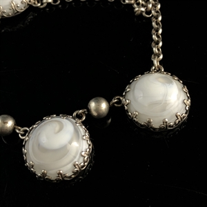 Колье со вставками из художественного стекла, Франция, 1960-е гг. 001930 - фото 21825