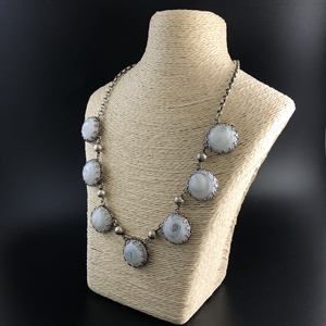 Колье со вставками из художественного стекла, Франция, 1960-е гг. 001930 - фото 21828