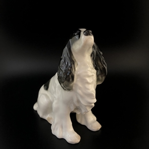 Статуэтка «Спаниель», фарфор, ЛФЗ, СССР, 1960-е гг. 001941 - фото 21976