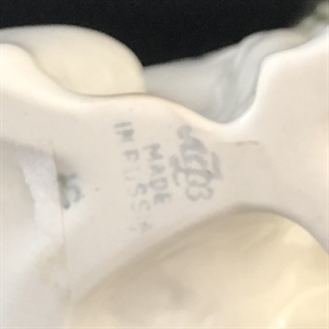 Статуэтка «Спаниель», фарфор, ЛФЗ, СССР, 1960-е гг. 001941 - фото 21981