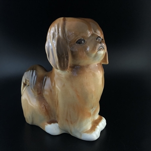 Статуэтка «Пекинес», фарфор, ЛФЗ, СССР, 1970-е гг. 001943 - фото 22040