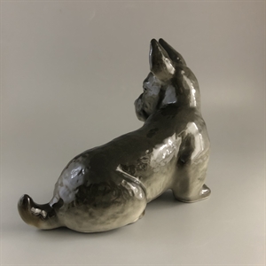 Статуэтка «Скотчтерьер», фарфор, ЛФЗ, СССР, 1960-е гг. 001945 - фото 22070