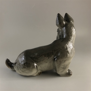 Статуэтка «Скотчтерьер», фарфор, ЛФЗ, СССР, 1960-е гг. 001945 - фото 22071