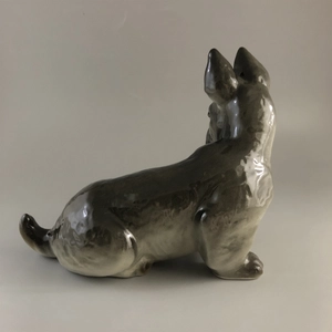 Статуэтка «Скотчтерьер», фарфор, ЛФЗ, СССР, 1960-е гг. 001945