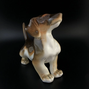 Статуэтка «Такса», ЛФЗ, фарфор, СССР, 1970-е гг. 001946
