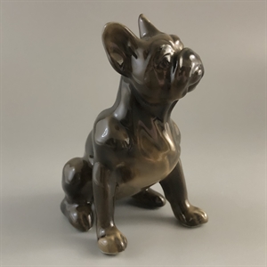 Статуэтка «Французский бульдог», фарфор, Астраханский фарфоровый завод «Сциталис», Россия, 2020-е гг. 001951 - фото 22170