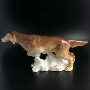 Статуэтка «Ирландский сеттер», фарфор, ЛФЗ, СССР, 1970-е гг. 001952 - фото 22186