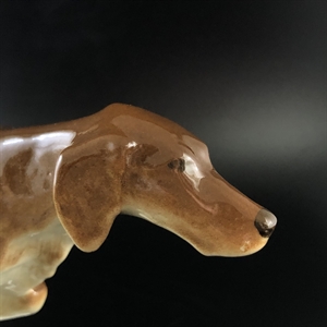 Статуэтка «Ирландский сеттер», фарфор, ЛФЗ, СССР, 1970-е гг. 001952 - фото 22189