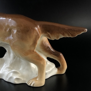 Статуэтка «Ирландский сеттер», фарфор, ЛФЗ, СССР, 1970-е гг. 001952 - фото 22191