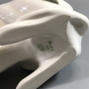 Статуэтка «Пойнтер», фарфор, ЛФЗ, СССР, 1970-е гг. 001953 - фото 22212