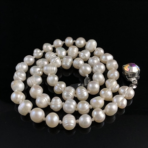 Бусы из пресноводного жемчуга, 46 см, Россия, 1990-е гг. 001981 - фото 22677