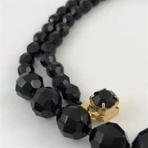 Чешские бусы из гранёного стекла, 57 см, 1970-е гг. 001984 - фото 22727