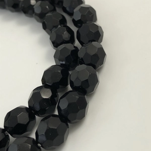 Чешские бусы из гранёного стекла, 57 см, 1970-е гг. 001984