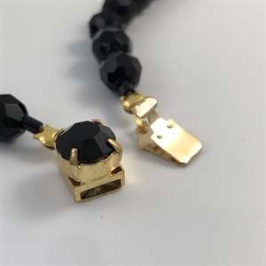 Чешские бусы из гранёного стекла, 57 см, 1970-е гг. 001984 - фото 22731