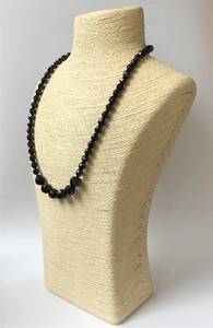 Чешские бусы из гранёного стекла, 57 см, 1970-е гг. 001984